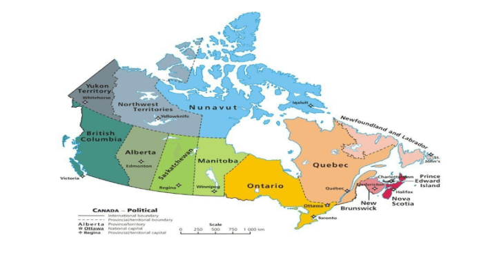 map min - About Canada