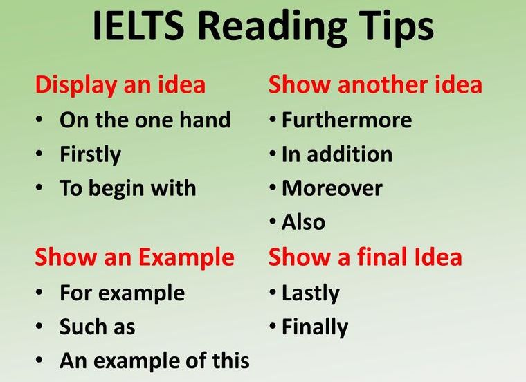 IELTS Reading tips